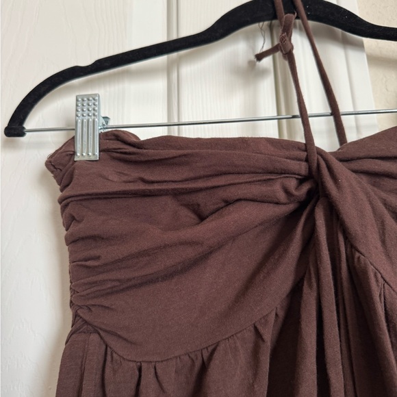 Ella Moss Brown Halter Top - Picture 2 of 7